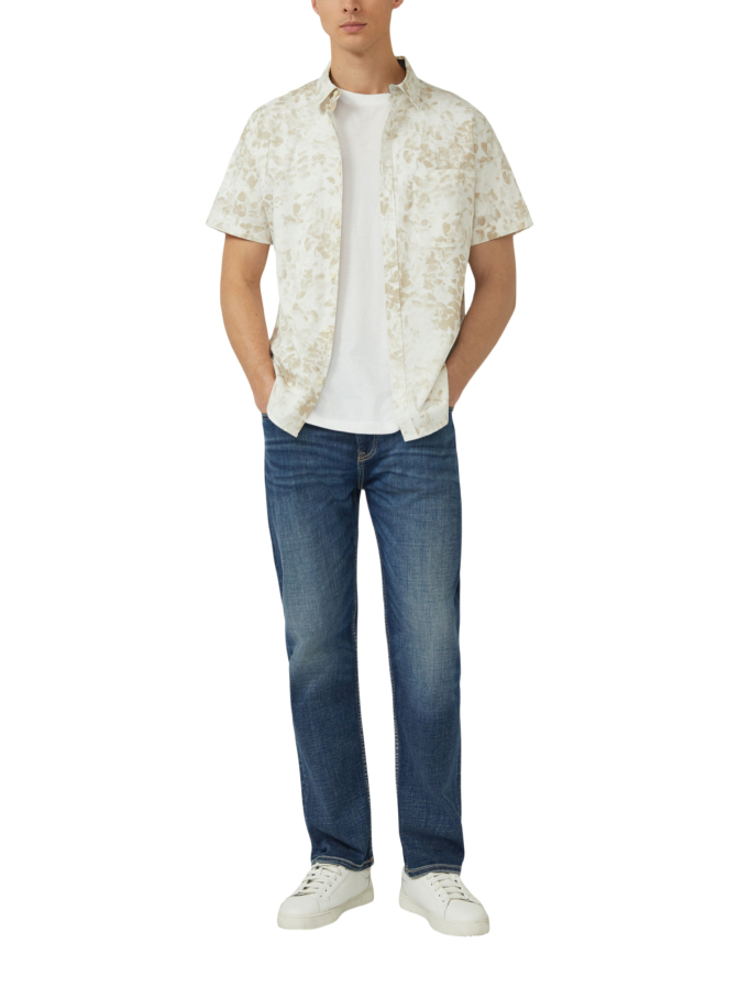 s.Oliver RED LABEL Kurzarm-Hemd mit All-over-Print bei Robert Ley