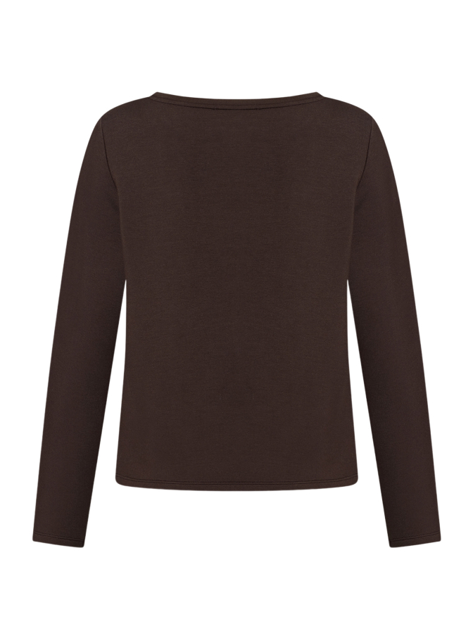 Cartoon Langarmshirt mit Schriftzug bei Robert Ley