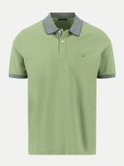 Fynch-Hatton Poloshirt mit Kontrastdetails 740-avocado bei Robert Ley