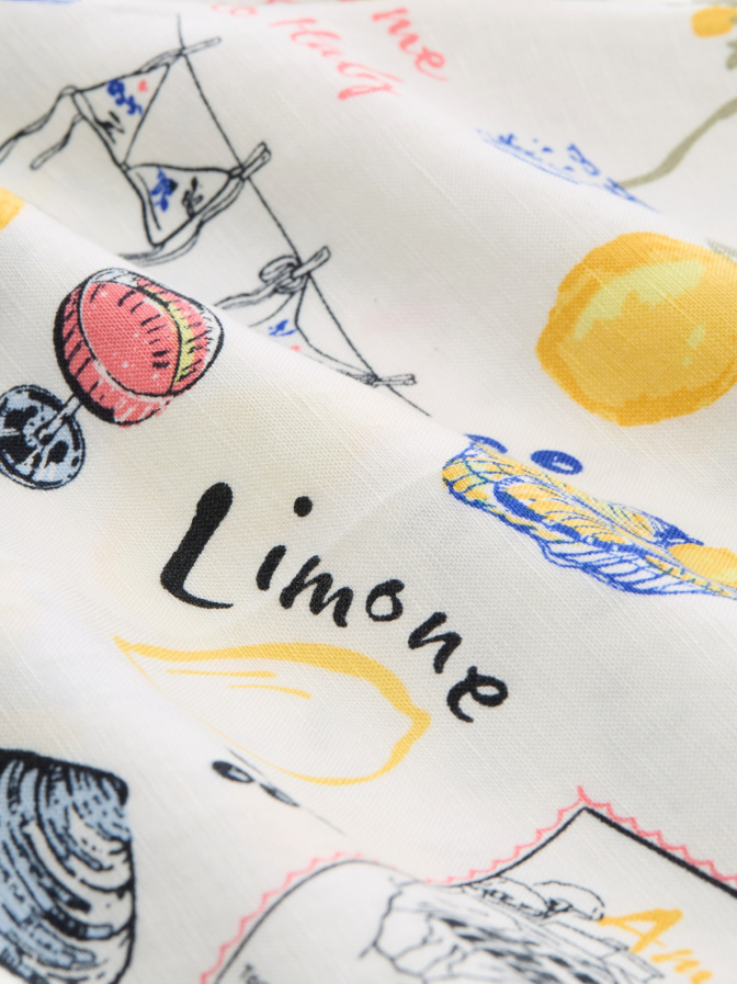 Tom Tailor Casual dress linen with polo collar bei Robert Ley
