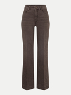 Mac Wide-Fit Jeans D701 brown stone wash-Trousers MAC Ladie bei Robert Ley