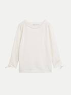 Tom Tailor Denim Sweatshirt mit Raffärmeln 10332-off white bei Robert Ley