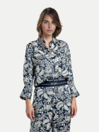 Joop! Bluse mit Paisley Bärbel 470-Open Blue 470 bei Robert Ley