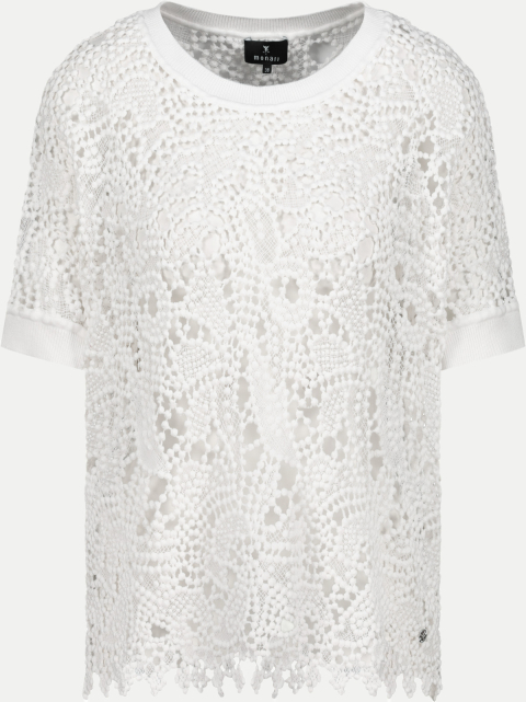 Monari Pullover mit Spitzenmuster bei Robert Ley