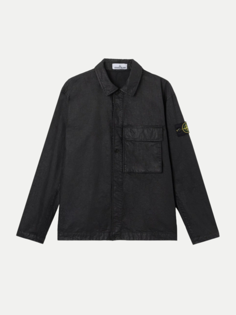 STONE ISLAND Overshirt mit Logo-Badge bei Robert Ley