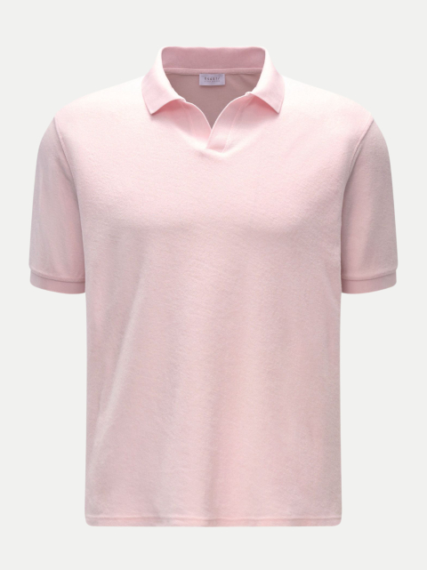 04651/ A trip in a bag Frottee Kurzarm-Poloshirt Terry Johnny bei Robert Ley