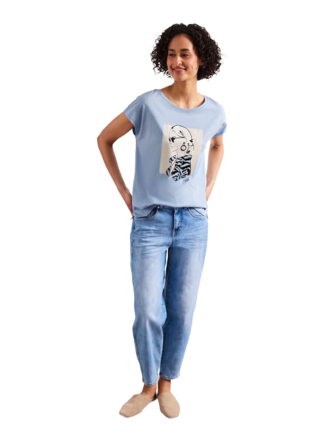 Street One T-Shirt mit Front-Print bei Robert Ley