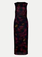 Zero Ärmelloses Kleid 9848-Black/Dark Red bei Robert Ley