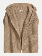 Marc O'Polo Ärmelloser Strick Cardigan 2326-Sandpaper bei Robert Ley