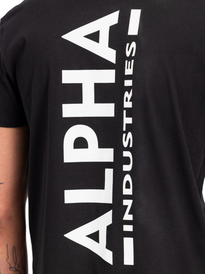 Alpha Industries T-Shirt mit Backprint-Logo bei Robert Ley