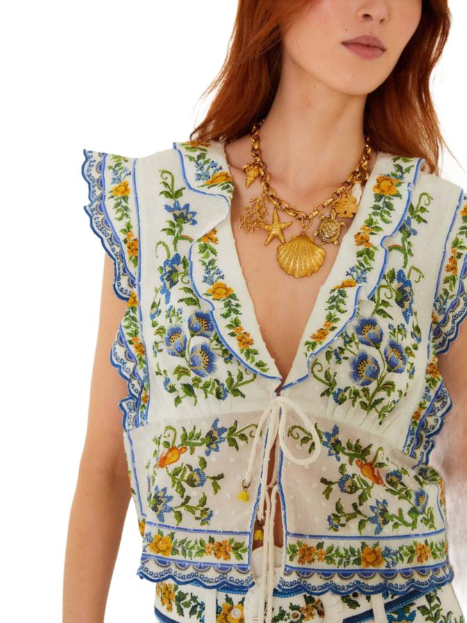 Farm Rio Bluse Emily Floral bei Robert Ley