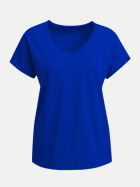 Smith & Soul T-Shirt mit V-Ausschnitt 610-INDIGO bei Robert Ley