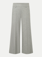 Windsor Women Wide-Leg Wollhose mit Bügelfalte 013-Charcoal 013 bei Robert Ley