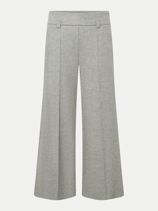 Windsor Women Wide-Leg Wollhose mit Bügelfalte bei Robert Ley