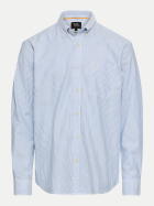 camel active Langarmhemd mit Streifenmuster Stormy Blue bei Robert Ley
