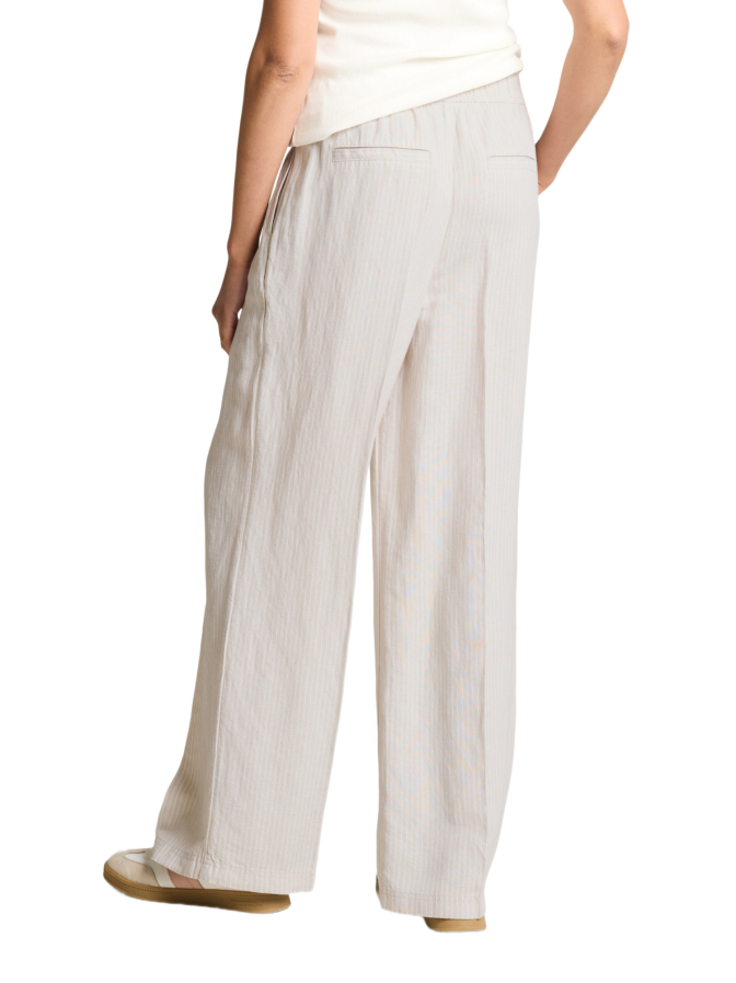 Tom Tailor Casual linen loose fit wide leg pants bei Robert Ley