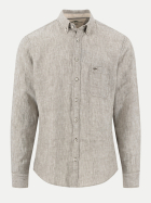 Fynch-Hatton Linen Stripe, B.D., 1/1 719-dark khaki bei Robert Ley