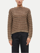 s.Oliver BLACK LABEL Langarm Strickpullover 8437-BROWN bei Robert Ley