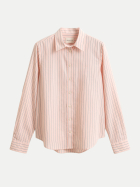 Gant Popeline Hemd mit Streifen 647-APRICOT PINK bei Robert Ley