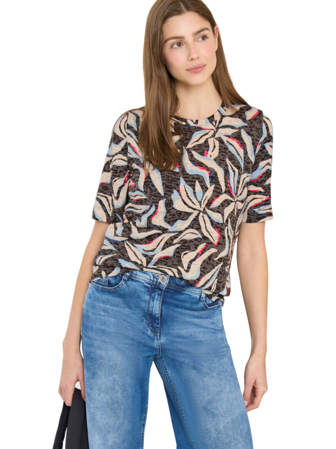 Cecil T-Shirt floral bei Robert Ley