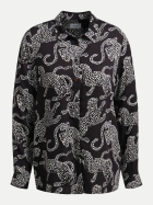 Milano Italy Gemusterte Hemdbluse 1918-MOCCA PRINT bei Robert Ley