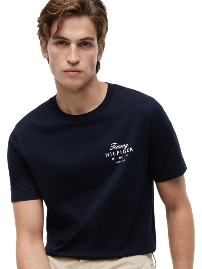 Tommy Hilfiger T-Shirt mit Logo-Print bei Robert Ley