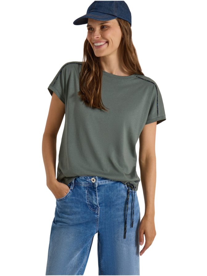 Cecil T-Shirt mit Leo-Details bei Robert Ley