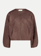 Cartoon Jacke mit floralem Muster 7350-Black Coffee bei Robert Ley