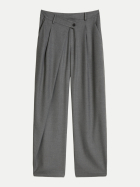 Marc O'Polo DENIM Crossover-Hose Barrel aus recyceltem Polyester, Viskose und Elasthan 0472-Dark Shadow Melange bei Robert Ley