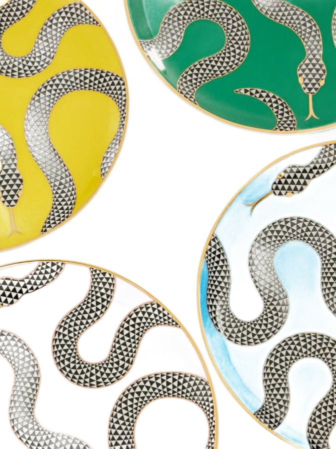 Jonathan Adler Teller Eden 4er-Set bei Robert Ley