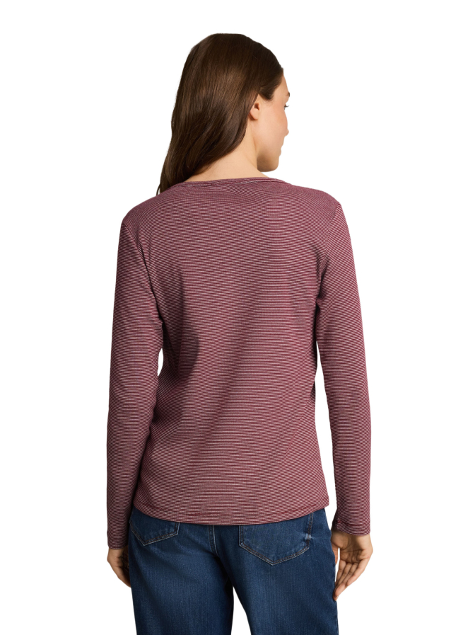 Tom Tailor Casual Langarmshirt mit Henley-Kragen bei Robert Ley