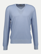 GRAN SASSO Strickpullover mit V-Ausschnitt 574-hellblau bei Robert Ley
