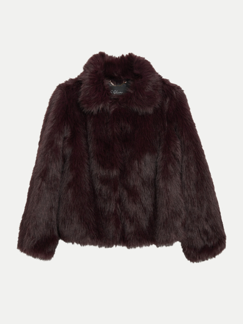 s.Oliver BLACK LABEL Jacke aus Webpelz bei Robert Ley