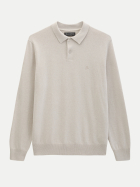 Marc O'Polo Strick-Poloshirt 0914-Linen Beige bei Robert Ley