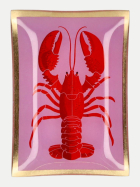 Giftcompany Glasteller Love Plates M 10x1x14cm rosa/rot Hummer bei Robert Ley