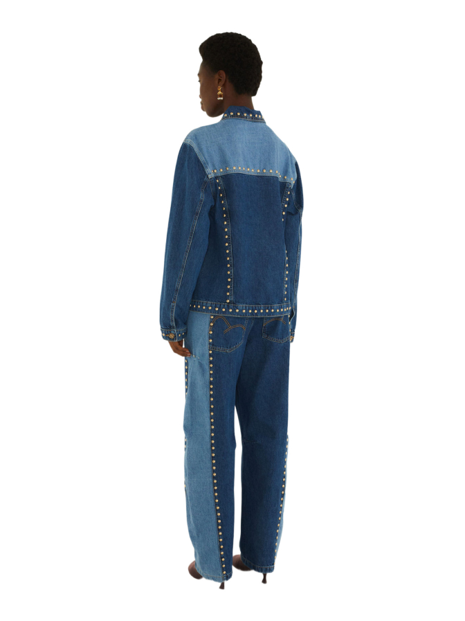 Farm Rio Wide-Leg Jeans mit Nietendetails bei Robert Ley