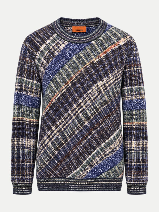 MISSONI Pullover mit Makro-Karomuster bei Robert Ley
