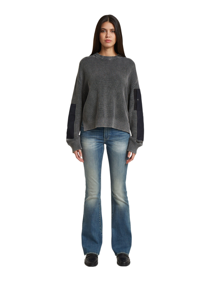 G-STAR RAW Grobstrickpullover mit Ärmel-Patches bei Robert Ley