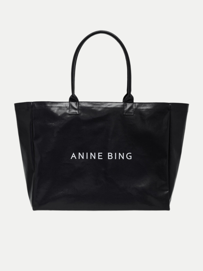Anine Bing Leo Tragetasche aus beschichtetem Canvas bei Robert Ley