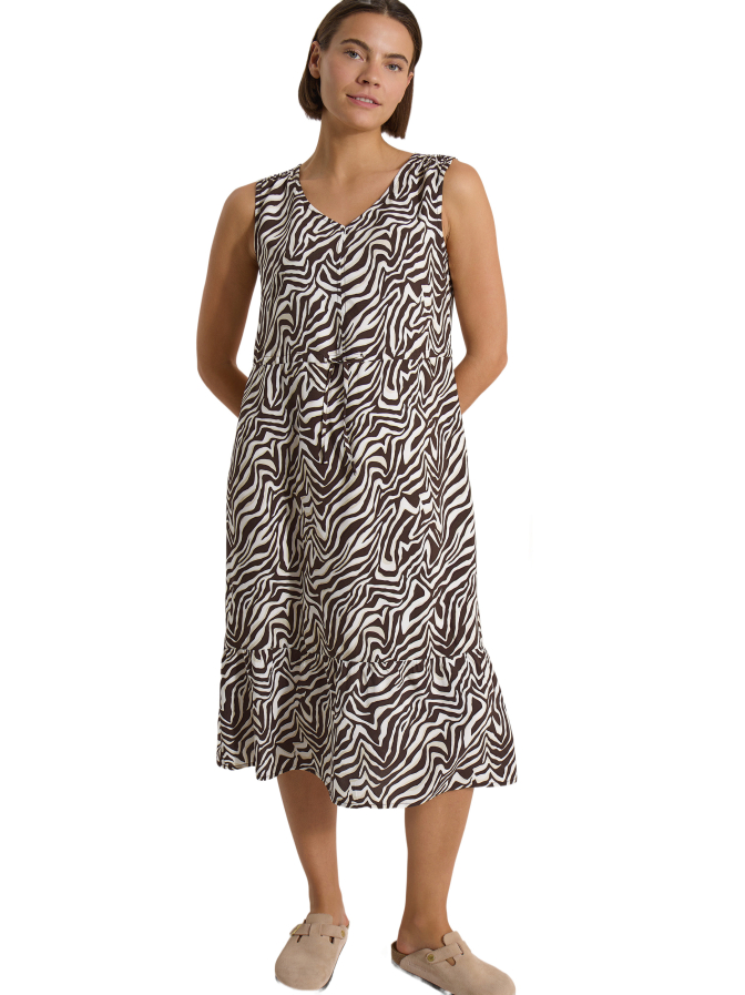 Cecil Midikleid mit Zebraprint bei Robert Ley