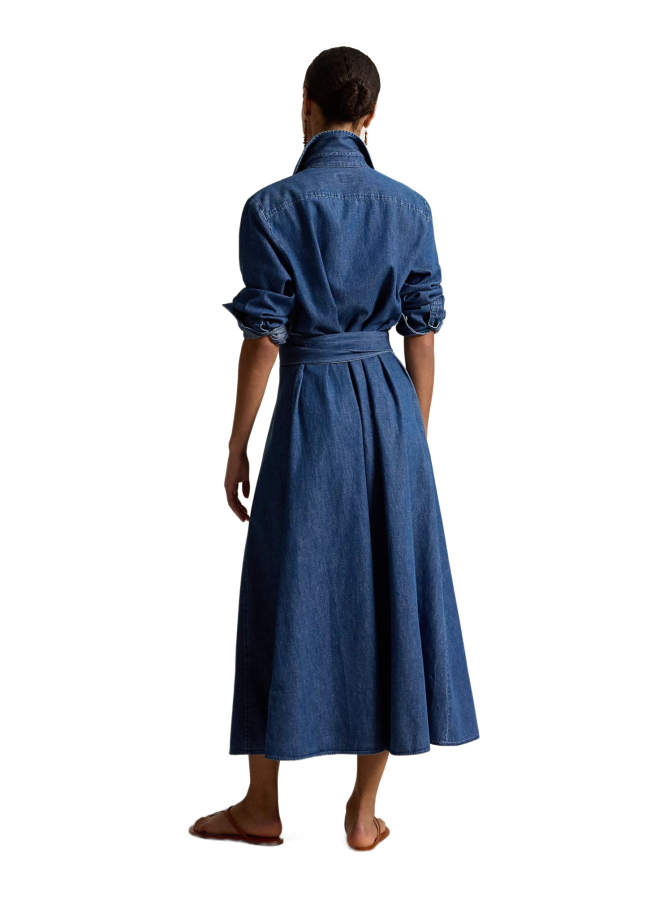 Polo Ralph Lauren Hemdkleid mit Bindegürtel bei Robert Ley