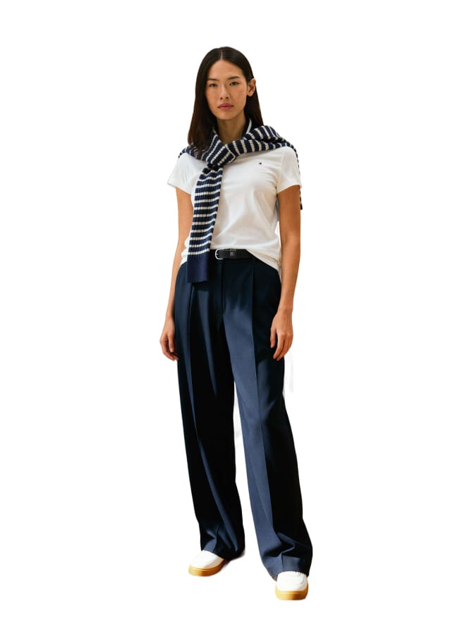 Tommy Hilfiger T-Shirt mit V-Ausschnitt bei Robert Ley