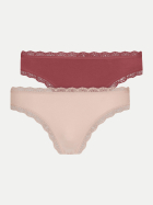 Snocks Thong Lace 245-Apricot/Mauve bei Robert Ley