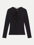 Frame Top mit Schlüssellochausschnitt black bei Robert Ley
