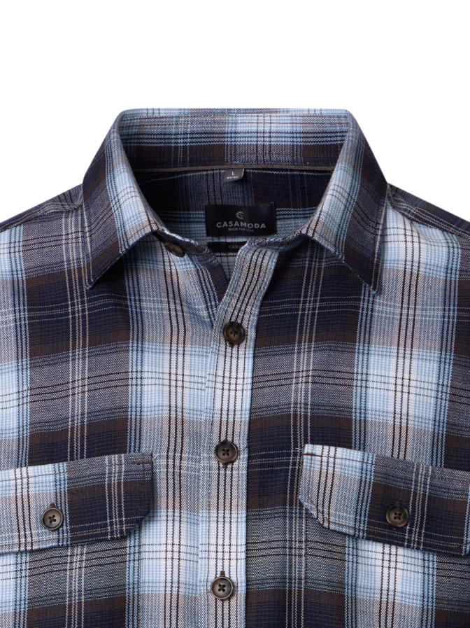 Casamoda Casual-Fit Karo-Overshirt bei Robert Ley