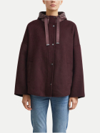 Comma Übergangsjacke aus Woll-Mix 4925-LILAC/PINK bei Robert Ley
