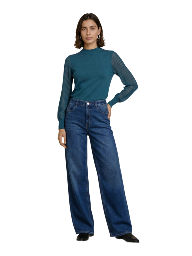 Zero Strickpullover mit Stehkragen bei Robert Ley