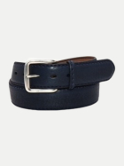 Fausto Colato 4cm breiter Gürtel aus Bisonleder bluee bei Robert Ley