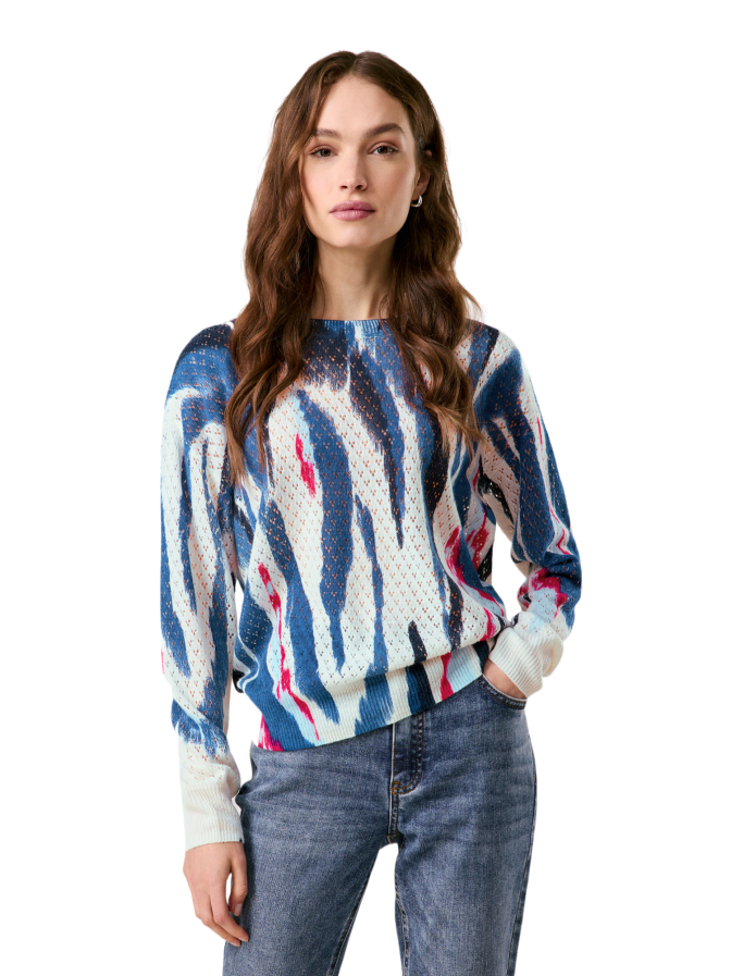 Taifun Pullover mit Ajourmuster bei Robert Ley