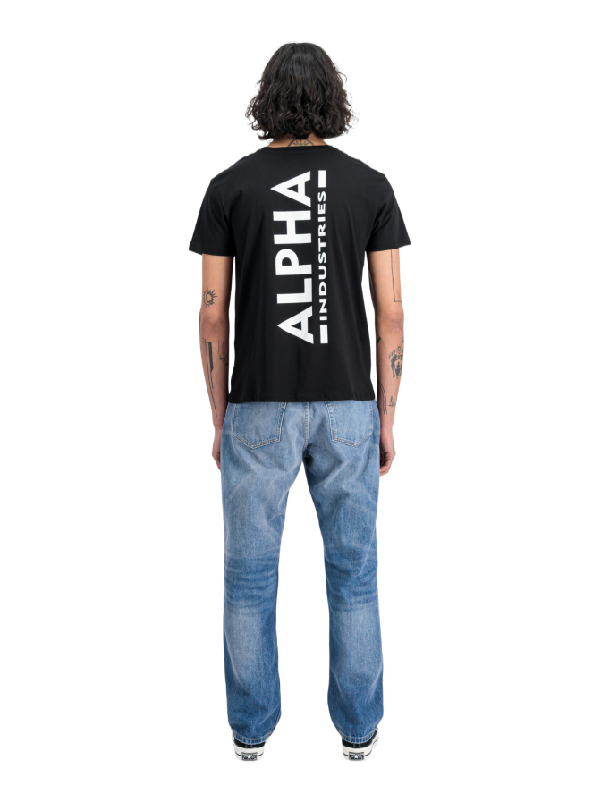 Alpha Industries T-Shirt mit Backprint-Logo bei Robert Ley